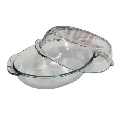 Vas termorezistent oval cu capac 2.25l borcam 59022